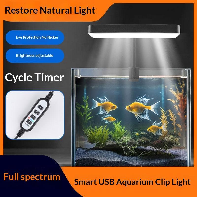Planted Aquarium Cycling - Lampada LED per acquario con angolo