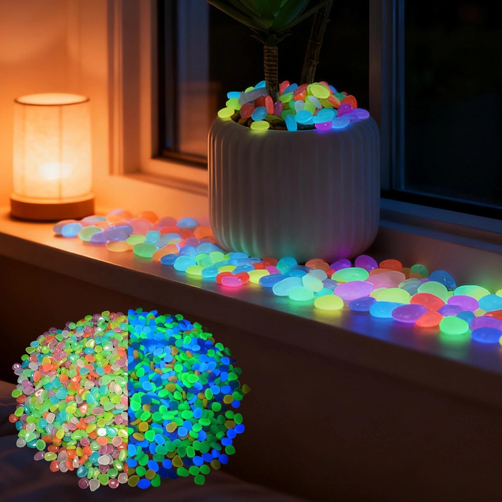 Aquarium Planting - Pietre luminose in resina da 100