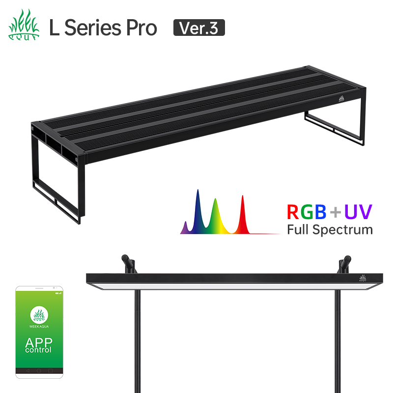 Aquarium Planted Tank Light - WEEK AQUA Serie L Controllo APP