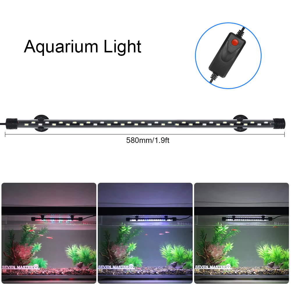Aquarium Plant Iron - 58CM Acquario Luce LED Pianta Coltiva