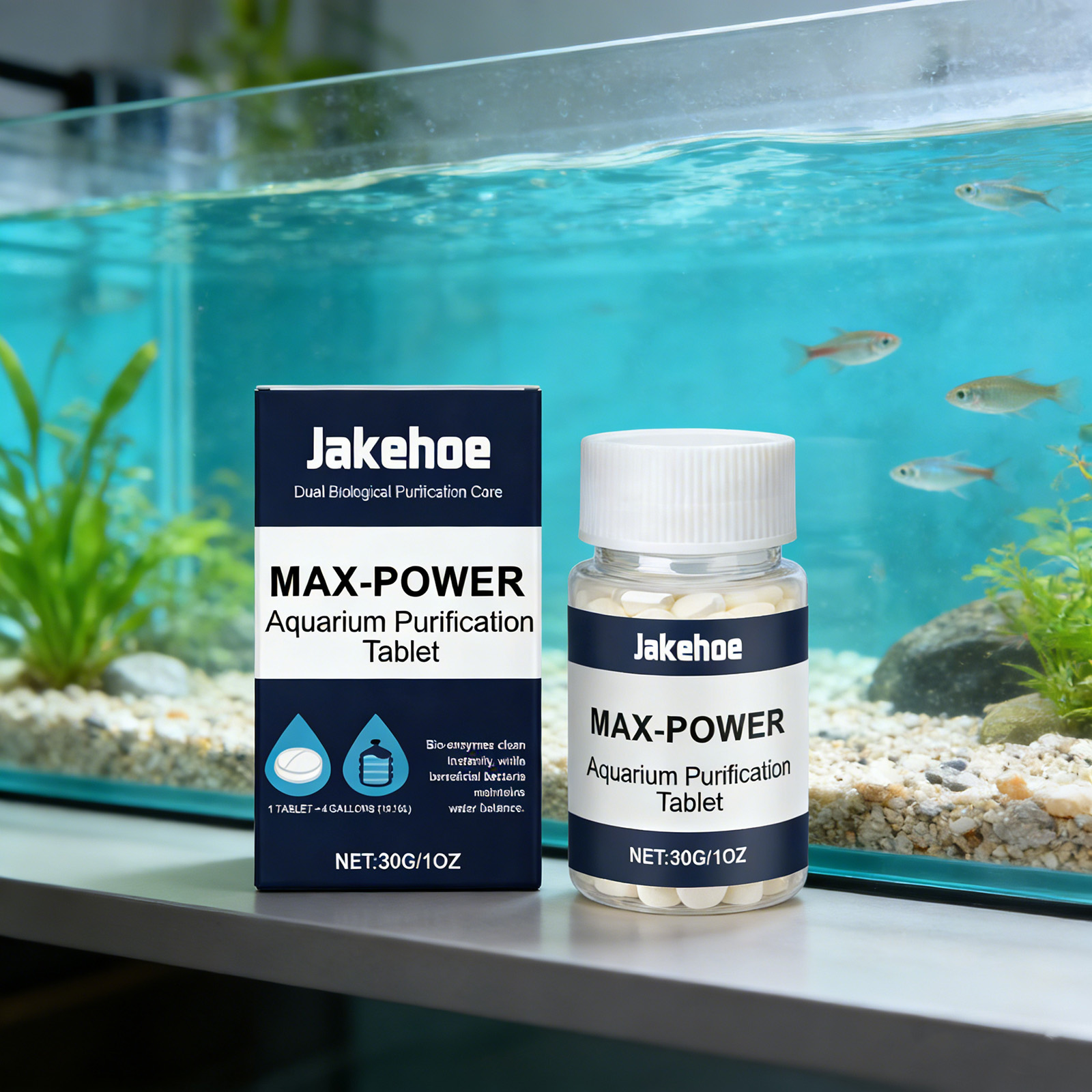 Planted Aquarium Algae Control - Pastiglie Rimuovi Alghe per Acquario, Controllo