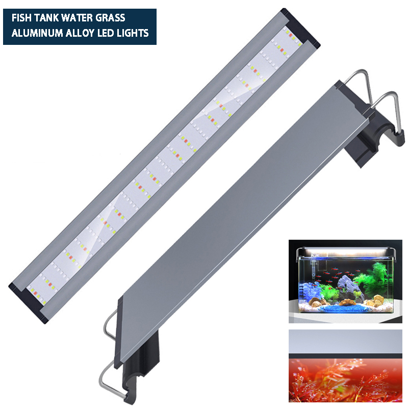 Aquarium Plant Growth Light - Acquario LED light ultra-sottile in lega