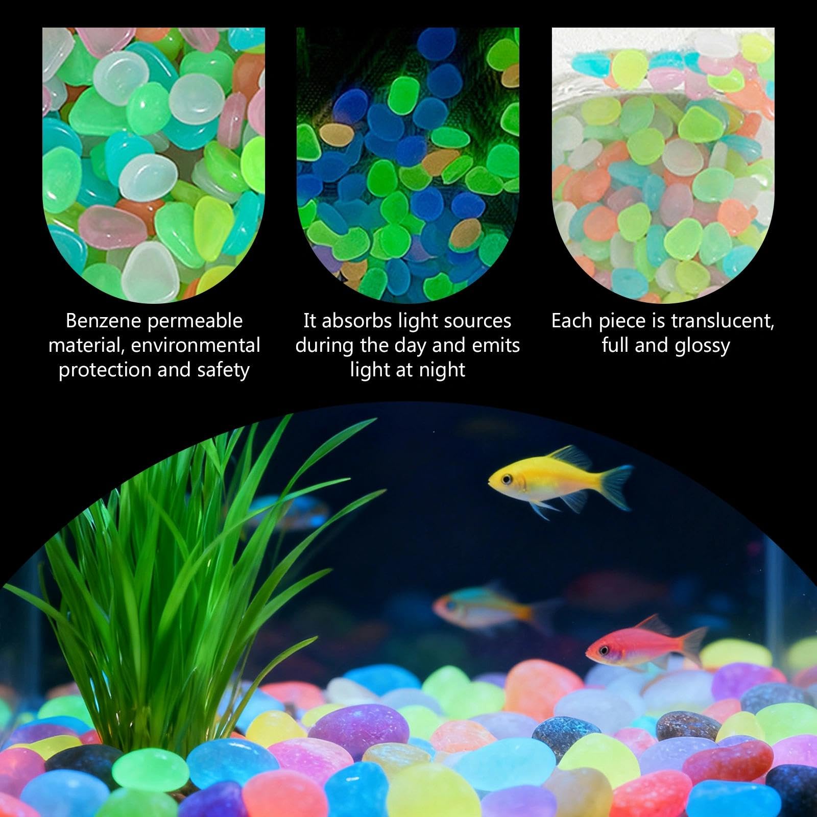 Pietre luminose in resina da 1 - Aquarium Planting recensione e prezzo