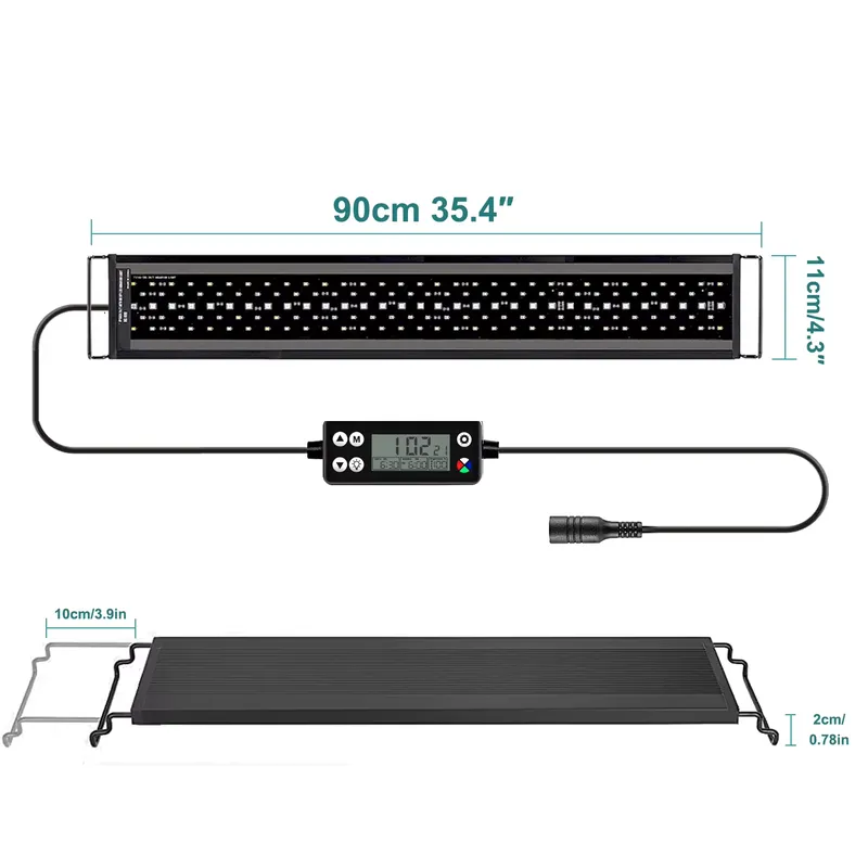 SIROKA SRK-YFT 90 cm Luce LED  - Aquarium Planted Tank Light recensione e prezzo